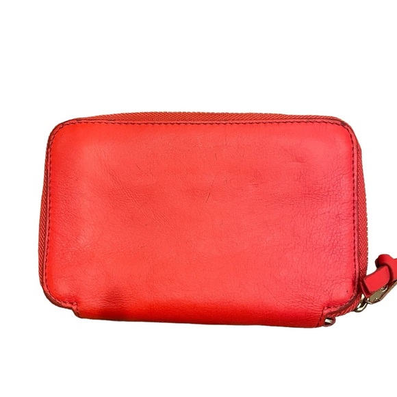 Tory Burch Red Zip Wallet - Picture 4 of 10
